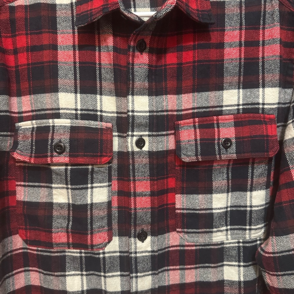 🔥5/$30🔥H&M MEN'S PLAID FLANNEL BUTTON DOWN SHIRT - Picture 4 of 8
